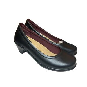 Orthofeet Bioheels Lilly black heels 2 inch comfortable size 9.5 wide